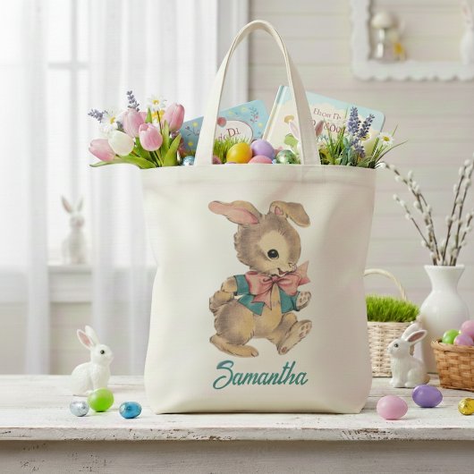 Schattige  Konijnenkonijn Custom Tote Bag