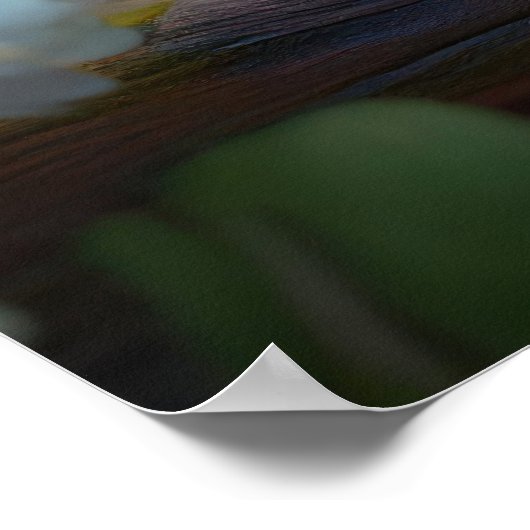 Schattige konijnenkonijn Poster (Hoek)