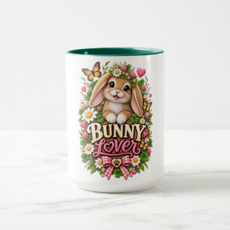 Schattige Konijnenliefhebber Bloemenkamer Tuin Kon Mok