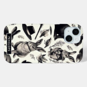 Schattige  Konijnenpatroon Case-Mate iPhone Case (Achterkant (horizontaal))
