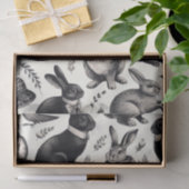 Schattige Konijnenpatroon Tissuepapier (Geschenk)