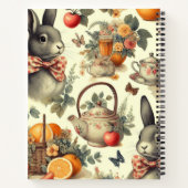 Schattige Konijnenschilderij Notitieboek (Achterkant)