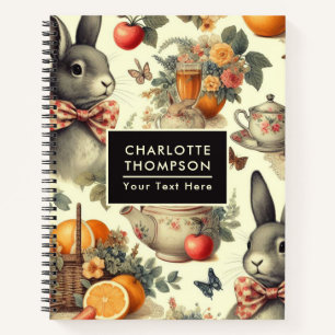 Schattige  Konijnenschilderij Notitieboek