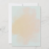 Schattige konijnenverjaardag kaart (Achterkant)