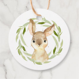 Schattige konijntje bedankt bedankjes labels