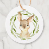 Schattige konijntje bedankt bedankjes labels (Voorkant)