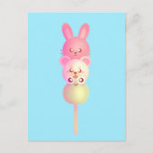 Schattige konijntje, Beer en kikkerdango Briefkaart (Voorkant)