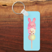 Schattige konijntje, Beer en kikkerdango Sleutelhanger (Voorkant)