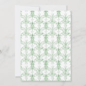 Schattige konijntje is onderweg naar het Baby show Kaart (Achterkant)