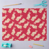 Schattige konijntje kerstpapier tissuepapier (Craft)