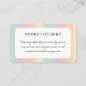 Schattige konijntje meisje of jongen Baby shower b Informatiekaartje (Voorkant)