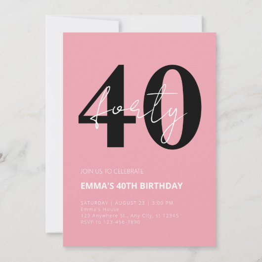 Schattige konijntje met roze strikje kaart (Achterkant)