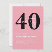 Schattige konijntje met roze strikje kaart (Achterkant)