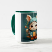 Schattige konijntje mok (Voorkant links)