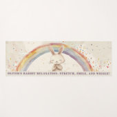 Schattige konijntje yogamat voor kinderen (Voorkant (horizontaal))