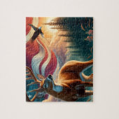Schattige Koningin Bee Legpuzzel (Verticaal)