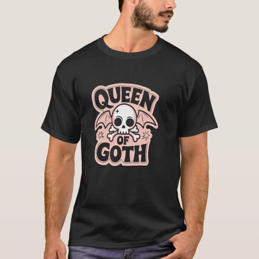 Schattige Koningin van Goth T-shirt (Voorkant)