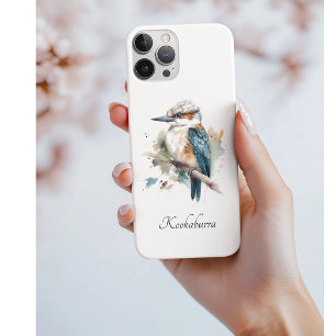 Schattige Kookaburra op een tak geschilderd in wat Case-Mate iPhone Case
