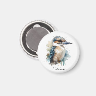 Schattige Kookaburra op een Tak, op maat gemaakt Magneet