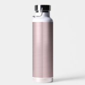 Schattige koper- en goudachtergrond waterfles (Rechts)