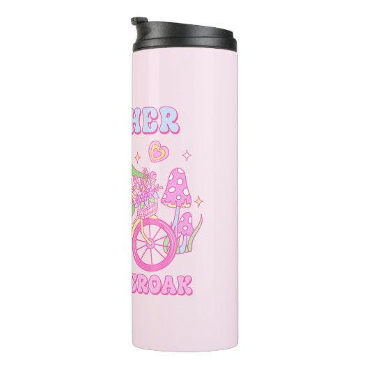 Schattige koppel kikker - samen tot we kraken thermosbeker (Geroteerd rechts)