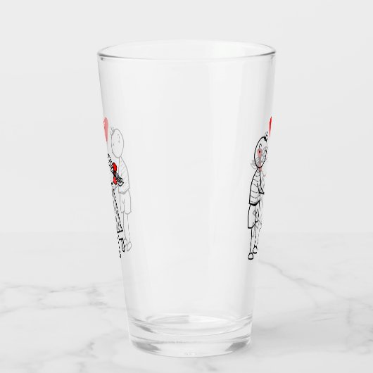 Schattige koppelglas glas (Links)