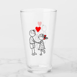 Schattige koppelglas glas