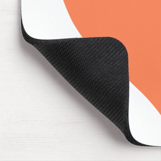 Schattige koraal hart muismat (Hoek)