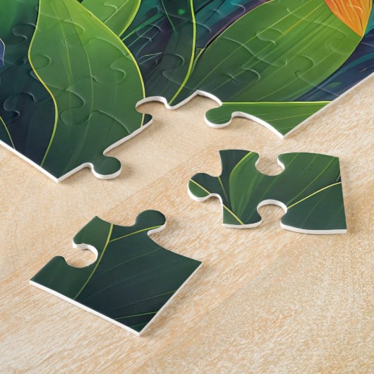 Schattige Kosmisch Abstract Meisje Surreal Rainbow Legpuzzel (Zijkant)