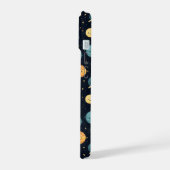 Schattige kosmospatroon iPhone 15 case (Linkerkant)
