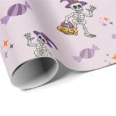 Schattige kostuum Halloween Party Cadeaupapier (Rol Hoek)