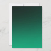 Schattige kostuum Halloween Party Kaart (Achterkant)