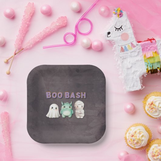 Schattige kostuum Halloween Party Papieren Bordje (Feest)