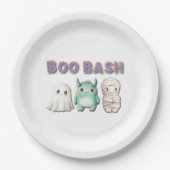 Schattige kostuum Halloween Party Papieren Bordje (Voorkant)