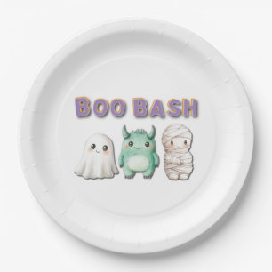 Schattige kostuum Halloween Party Papieren Bordje