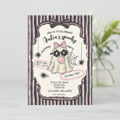 Schattige kostuum Halloween verjaardagsfeest Kaart (Staand voorkant)