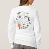 Schattige kostuum Spooky Ghost Pumpkin Boo Crew T-shirt (Achterkant)