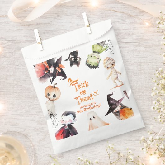 Schattige Kostuumfeest Halloween monsters Verjaard Bedankzakje (Geknipt)