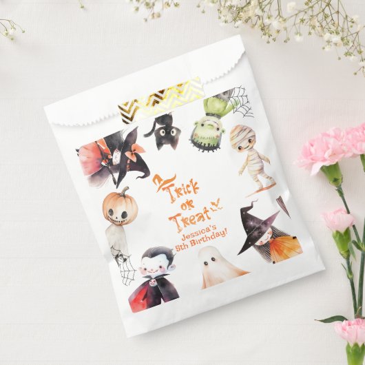 Schattige Kostuumfeest Halloween monsters Verjaard Bedankzakje (Gezegeld)
