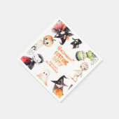 Schattige Kostuumfeest Halloween monsters Verjaard Servet (Hoek)