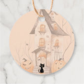 Schattige Kostuumfeest Monsters Halloween bedankt Bedankjes Labels (Achterkant)