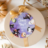 Schattige Kostuumfeest Monsters Halloween bedankt Bedankjes Labels
