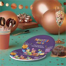 Schattige kostuummonster Halloween feest voor kind