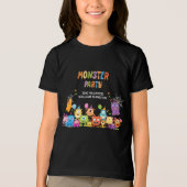 Schattige kostuummonster Halloween feest voor kind Tri-Blend Shirt (Voorkant)