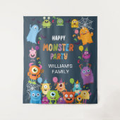 Schattige kostuummonster Halloween feest voor kind Wandkleed (Voorkant)