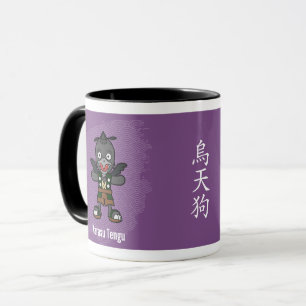 Schattige Kraai Tengu Yokai- Japanse Folklore Mok