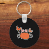 schattige krab sleutelhanger (Voorkant)
