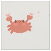 Schattige krabweefsel stof (Close Up)