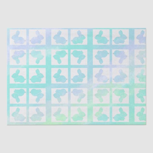 Schattige Kraft Papier Paas Konijn Konijnen (Voorkant)