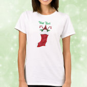 Schattige kralen kabouter rood kerst kous Snoep T-shirt